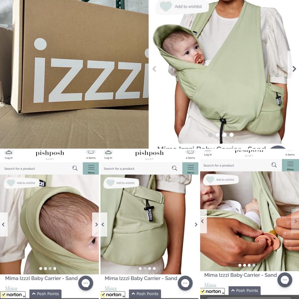 COPY - Baby carrier made for mom and baby 
Makes breastfeeding a breeze